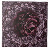 Rose Mandala Fliese (Vorderseite)