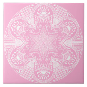 Rose Mandala Fliese