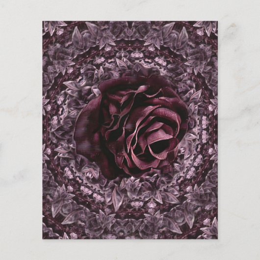 Rose Mandala Flyer (Hinten)