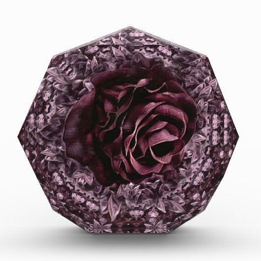 Rose Mandala Fotoblock (Vorderseite)