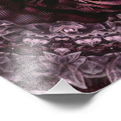 Rose Mandala Fotodruck (Ecke)