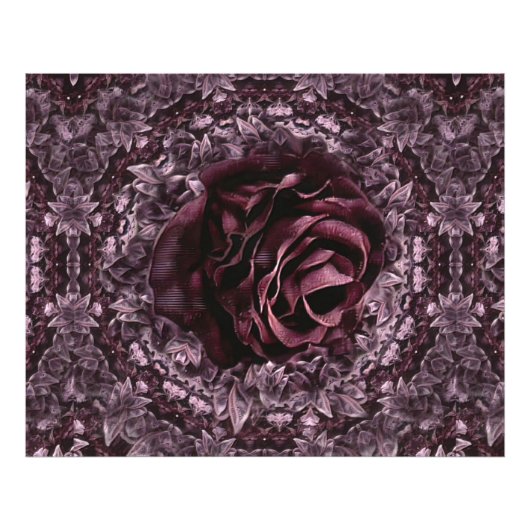 Rose Mandala Fotodruck (Vorne)