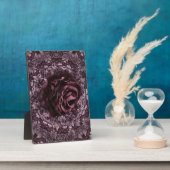 Rose Mandala Fotoplatte (Seite)