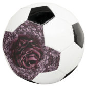 Rose Mandala Fußball (Dreiviertel)