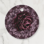 Rose Mandala Geschenkanhänger (Rückseite)