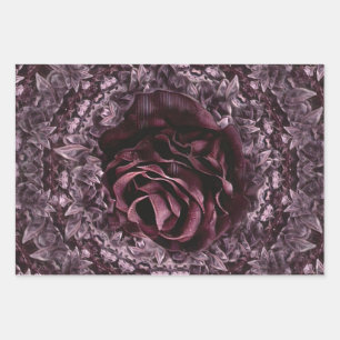 Rose Mandala Geschenkpapier Set