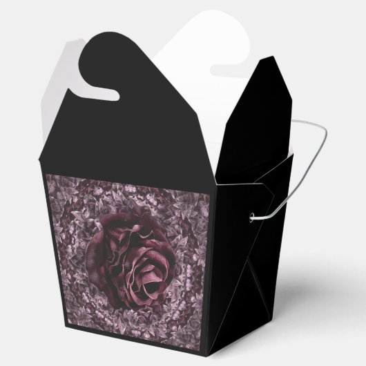 Rose Mandala Geschenkschachtel (Geöffnet)