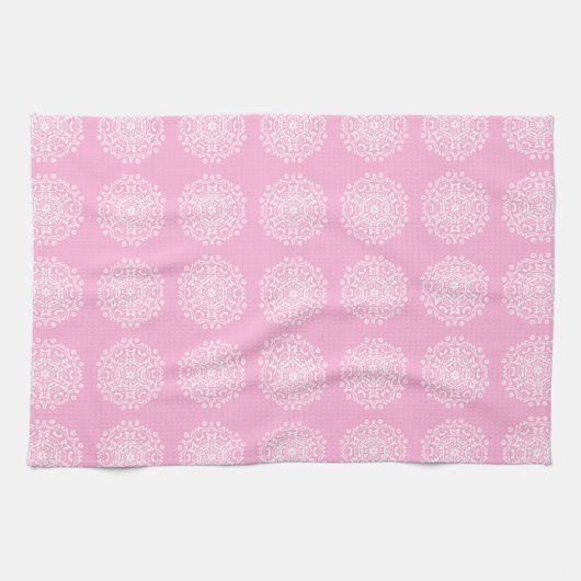 Rose Mandala Geschirrtuch (Horizontal)