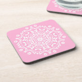 Rose Mandala Getränkeuntersetzer (Linke Seite)