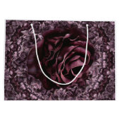 Rose Mandala Große Geschenktüte (Rückseite)