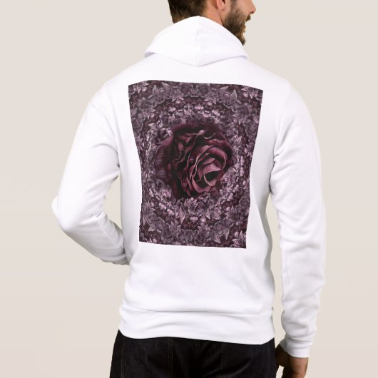 Rose Mandala Hoodie (Rückseite)