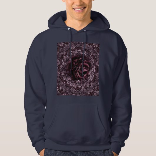 Rose Mandala Hoodie (Vorderseite)