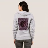 Rose Mandala Hoodie (Schwarz voll)