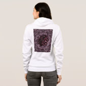 Rose Mandala Hoodie (Schwarz voll)