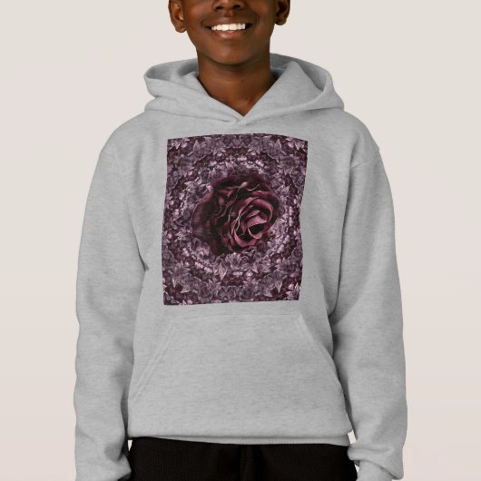 Rose Mandala Hoodie (Vorderseite)