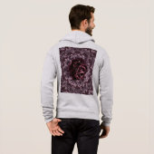 Rose Mandala Hoodie (Schwarz voll)