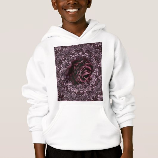 Rose Mandala Hoodie (Vorderseite)