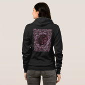 Rose Mandala Hoodie (Schwarz voll)