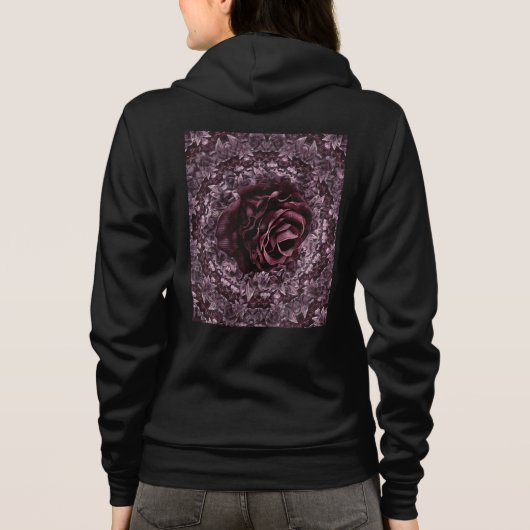 Rose Mandala Hoodie (Rückseite)