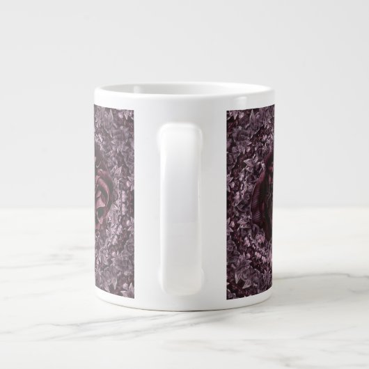 Rose Mandala Jumbo-Tasse (Rückseite)