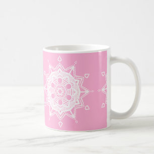 Rose Mandala Kaffeetasse