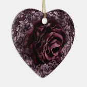 Rose Mandala Keramik Ornament (Rechts)