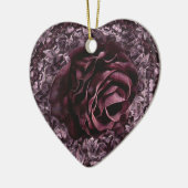 Rose Mandala Keramik Ornament (Links)