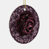 Rose Mandala Keramik Ornament (Rechts)