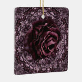 Rose Mandala Keramikornament (Rechts)