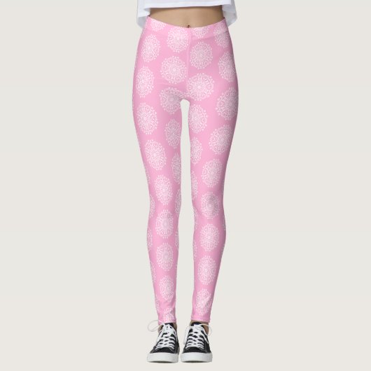 Rose Mandala Leggings (Vorderseite)