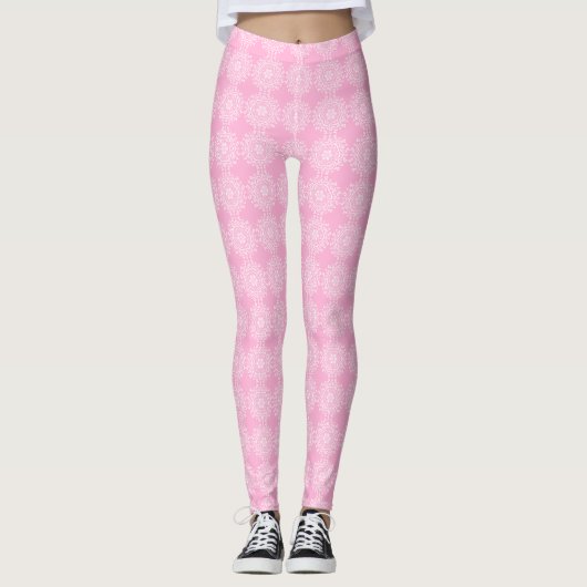 Rose Mandala Leggings (Vorderseite)