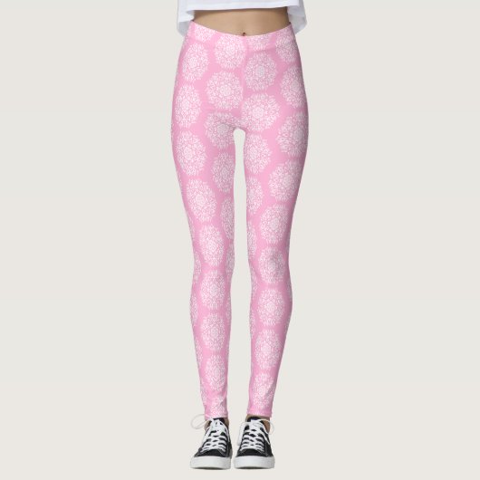 Rose Mandala Leggings (Vorderseite)