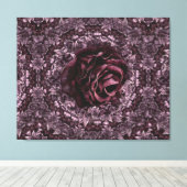 Rose Mandala Leinwanddruck (Insitu (Holzboden))