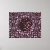 Rose Mandala Leinwanddruck (Vorderseite)