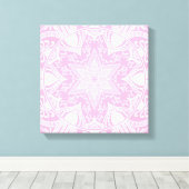 Rose Mandala Leinwanddruck (Insitu (Holzboden))