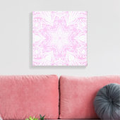 Rose Mandala Leinwanddruck (Insitu (Wohnzimmer))