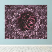 Rose Mandala Leinwanddruck (Insitu (Holzboden))