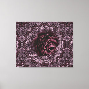 Rose Mandala Leinwanddruck