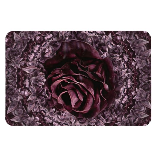 Rose Mandala Magnet (Horizontal)