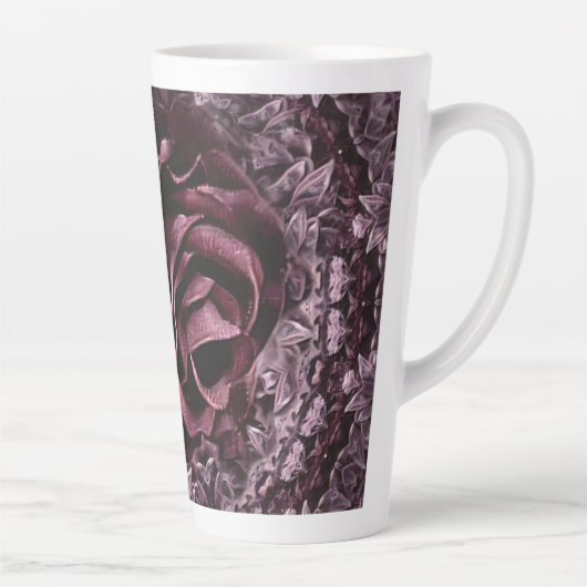 Rose Mandala Milchtasse (Rechts)