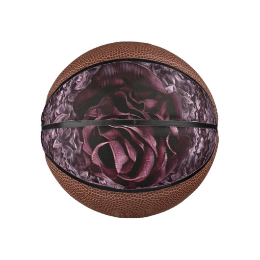 Rose Mandala Mini Basketball (Vorderseite)