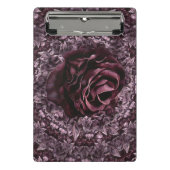 Rose Mandala Mini Klemmbrett (Vorderseite)