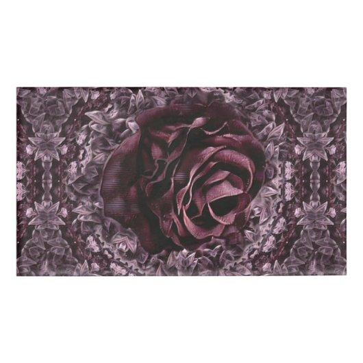 Rose Mandala Namenschild (Vorderseite)