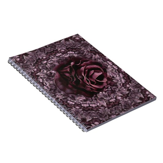 Rose Mandala Notizblock (Rechte Seite)