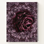 Rose Mandala Notizblock (Rückseite)