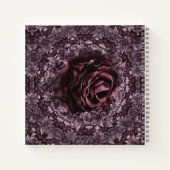 Rose Mandala Notizblock (Rückseite)
