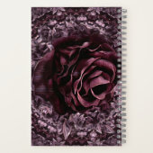 Rose Mandala  Notizblock (Rückseite)