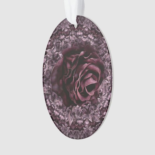 Rose Mandala Ornament (Vorderseite)