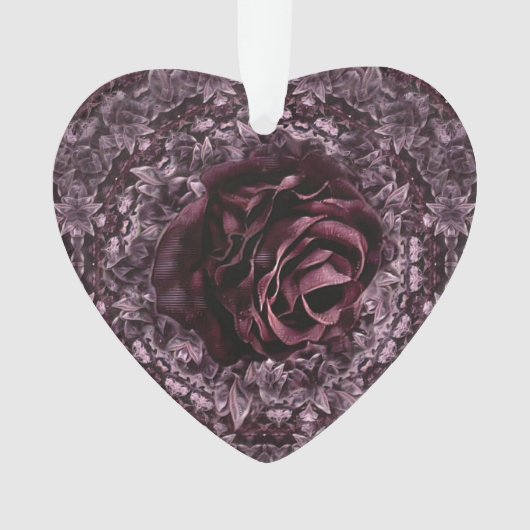 Rose Mandala Ornament (Vorderseite)