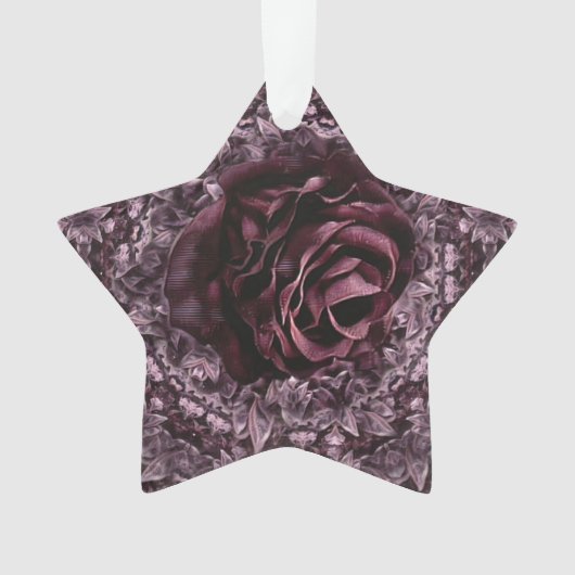 Rose Mandala Ornament (Vorderseite)